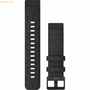 Garmin Garmin Ersatzarmband QuickFit20 Nylon Schwarz/Schiefergrau