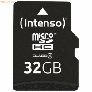 Intenso International Intenso 32GB microSDHC Class 4 + SD-Adapter