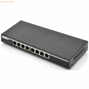 Assmann DIGITUS Gigabit Desktop PoE af/at 8-Port Switch 135W PoEBudget