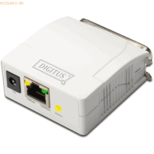 Assmann DIGITUS Fast Ethernet Print Server 1x RJ45 1x DB-36 Centronics