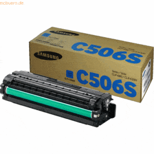 Hewlett Packard HP Samsung Toner CLT-C506S cyan (ca. 1500 Seiten) Poly