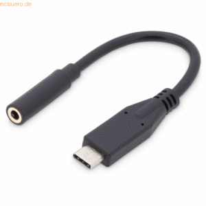 Assmann DIGITUS USB Type-C Audio Adapter/Konverter 3.5mm Klinke St/Bu