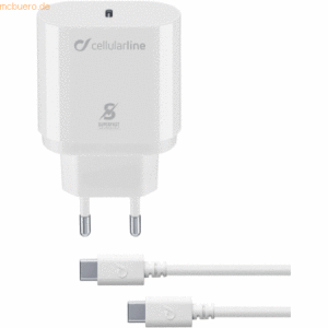 Cellularline Cellularline USB-C SuperfastChargerKit 25W mitKabel f.Sam