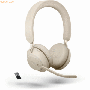 GN Audio Germany JABRA Evolve2 65 Stereo MS USB-A Bluetooth beige