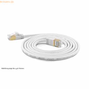 wantec wantecWire Patchkabel CAT7 extradünn SSTP weiss 7