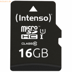 Intenso International Intenso 16GB microSDHC Class10 UHS-I Professiona