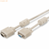 Assmann ASSMANN VGA Verl.-kabel HD15 10.0m 3Coax/7C 2xFerrit beige
