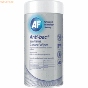 AF Oberflächenreinigungstücher Anti-bac+ Spenderdose VE=50 Stück