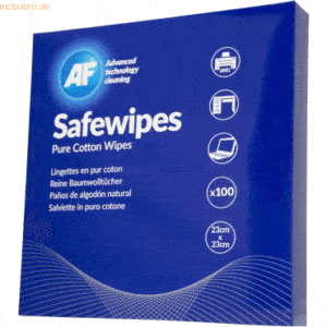 AF Reinigungstücher Safewipes Baumwolle VE=100 Stück