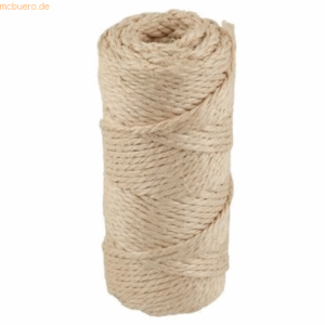 Agipa Sisal-Kordel aus Naturfaser 150m braun