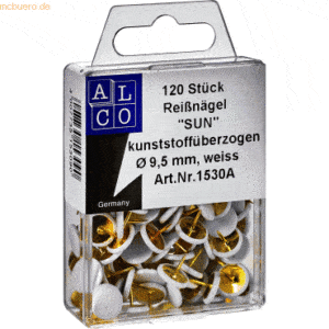 10 x Alco Reißnagel Sun Metall 9