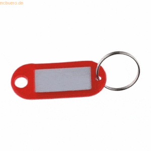 Alco Schlüsselanhänger Kunststoff VE=10 Stück rot