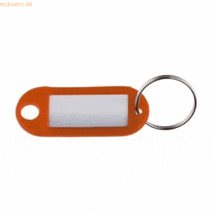 Alco Schlüsselanhänger Kunststoff VE=10 Stück orange