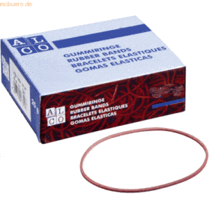 Alco Gummiring Naturkautschuk 40mm rot 20g