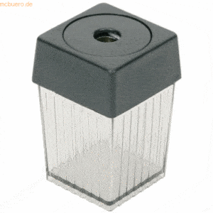 Alco Dosenspitzer für 8mm Kunststoff quadratisch schwarz