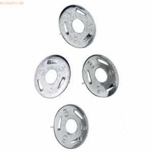 10 x Alco Dreizackstift Metall 12mm vernickelt VE=50 Stück