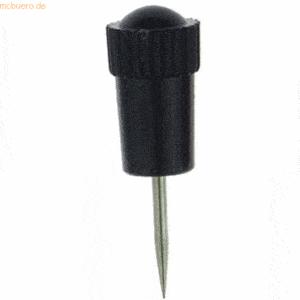 10 x Alco Stoßnadel 12mm schwarz VE=50 Stück