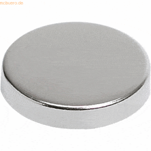 10 x Alco Haftmagnet Metall 22mm TG 800 g silber VE=10 Stück