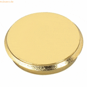 10 x Alco Haftmagnet Metall Kunststoff 24mm TG 300 g gold VE=6 Stück