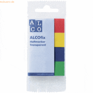 20 x Alco Haftmarker Alcofix 50x20 mmVE=4 Farben je 40 Stück