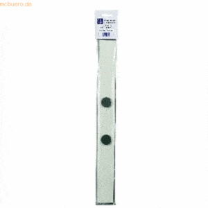 Alco Wandleiste selbstklebend weiß 50x5cm + 2 Magnete