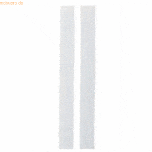 Alco Wandleiste selbstklebend weiß 100x5cm + 4 Magnete