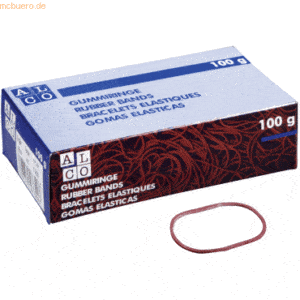 Alco Gummiring Naturkautschuk 40mm rot 100g