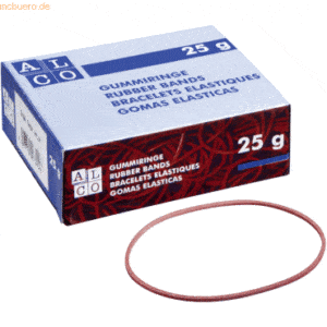 Alco Gummiring Naturkautschuk 40mm rot 25g