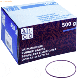 Alco Gummiring Naturkautschuk 25mm rot 500g