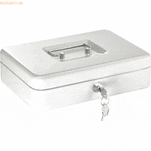 Alco Geldkassette Stahlblech mit Schloss 250x170x75mm grau