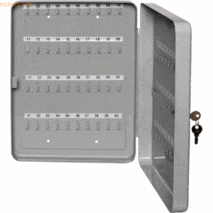 Alco Schlüsselkassette Stahlblech 160x80x200mm für 30 Schlüssel lichtg