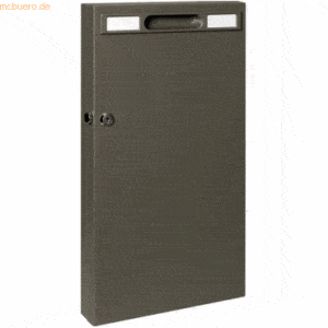 Alco Schlüsselschrank Stahlblech 270x50x390mm für 68 Schlüssel anthraz