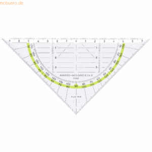 Aristo Geo-Dreieck ohne Griff 16cm