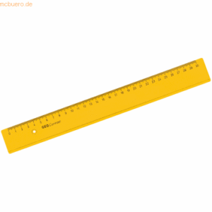 Aristo Lineal Geocontrast Kunststoff 30 cm gelb