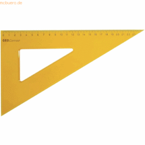 10 x Aristo Geometrie- Zeichendreieck GeoContrast Kunststoff 60 Grad 3