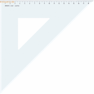 Aristo Dreieck 45 Grad mit Facette Acryl 269mm transparent