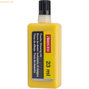 Aristo Tusche mg1 Kunststoffflasche mit 23 ml gelb