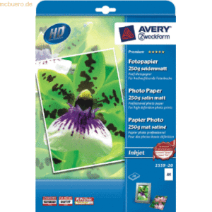 Avery Zweckform Fotopapier Premium A4 250g/qm seidenglänzend VE=20 Stü