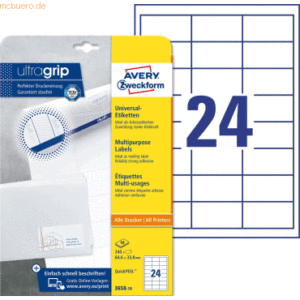 Avery Zweckform Universal-Etiketten ultragrip 64