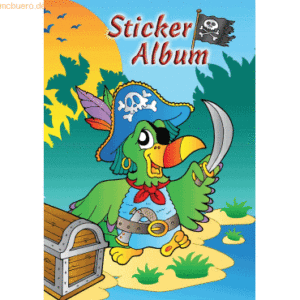Z-Design Stickeralbum A5 Hochformat Pirat
