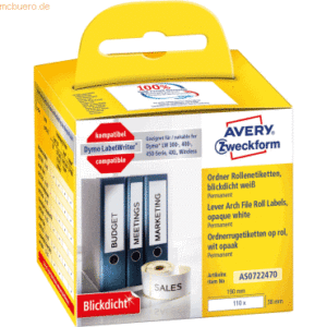 Avery Zweckform Rollenetiketten Ordnen 190x38mm VE=110St