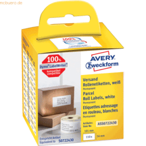 Avery Zweckform Rollenetiketten Versenden 101x54mm VE=110St