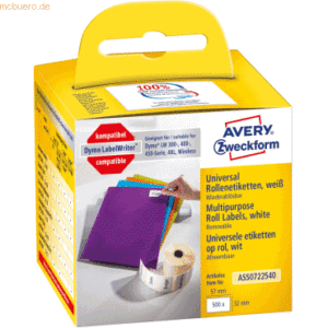 Avery Zweckform Rollenetiketten Universal 57x32mm VE=500 Stück