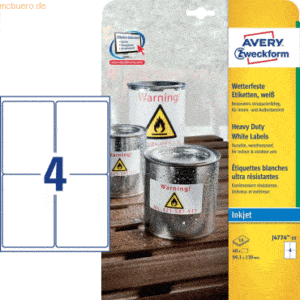 Avery Zweckform Wetterfeste Folien-Etiketten 139