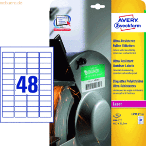 Avery Zweckform Folien-Etiketten ultra-resistent 45