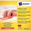 Avery Zweckform Handauszeichner-Etiketten 1-zeilig permanent rot 26x16