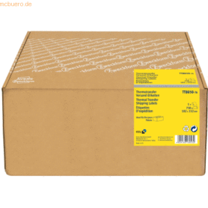 Avery Zweckform Thermotransferetiketten 102x152mm weiß VE= 750 Stück