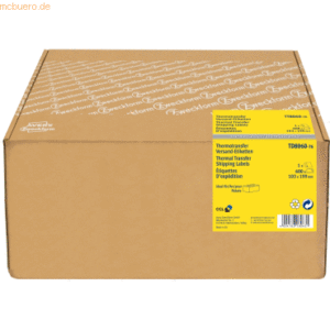 Avery Zweckform Thermotransferetiketten 103x199mm weiß VE= 600 Stück