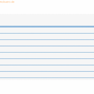 Brunnen Karteikarten A8 liniert weiß VE=100 Stück