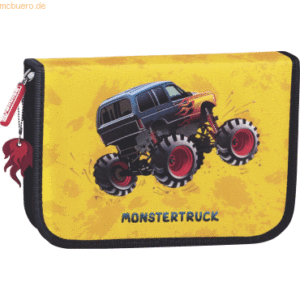 4 x Brunnen Schülerer-Etui Monstertruck